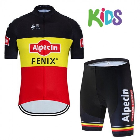 Tenue Cycliste et Cuissard 2020 Alpecin-Fenix Enfant N002